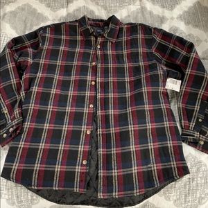 Men’s Basic Edition Flannel Jacket. Size XL. NEW!